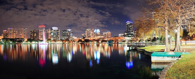 Orlando night panorama