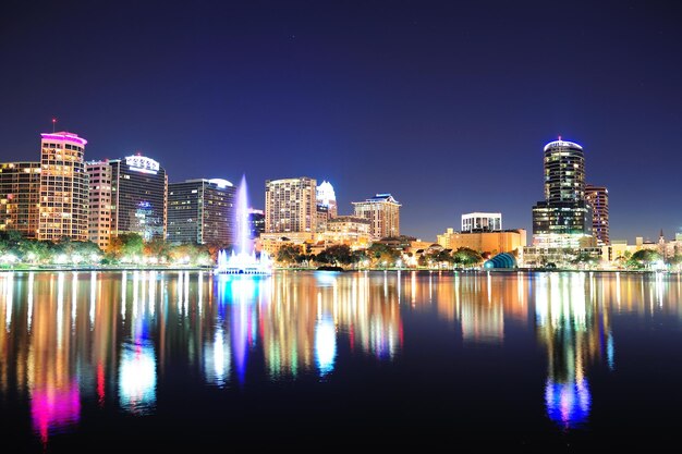 Orlando at night