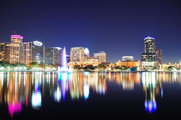 Orlando at night