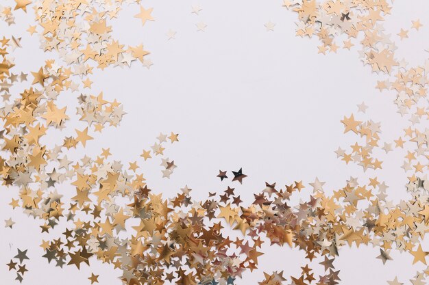 Ornamental golden stars