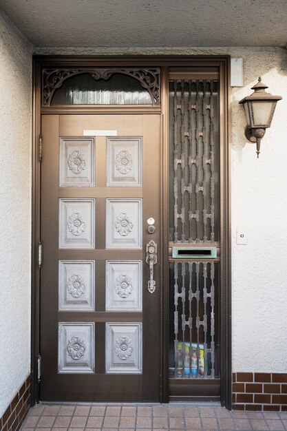 Ornamental house entrance japan building