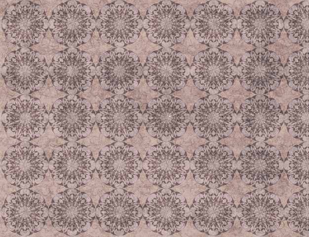 Ornamental textile floor