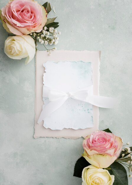 ornaments and wedding card