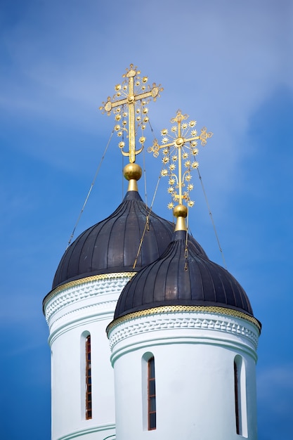 Free photo orthodoxy domes