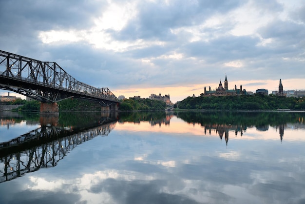 Foto gratuita mattina di ottawa