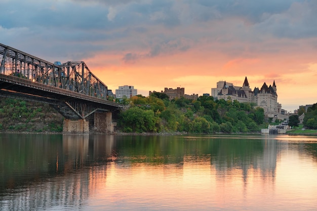 Foto gratuita mattina di ottawa