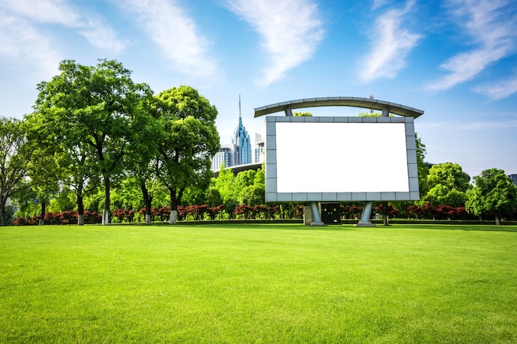Free Photo outdoor advertising
