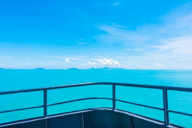 Free photo outdoor balcony boat or ship