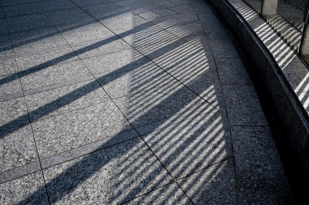 Outdoors abstract shadow in daylight