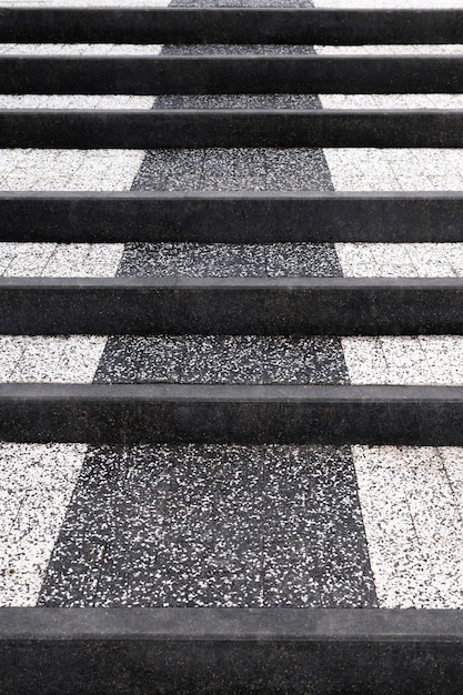 Outdoors cobblestone texture with stairs