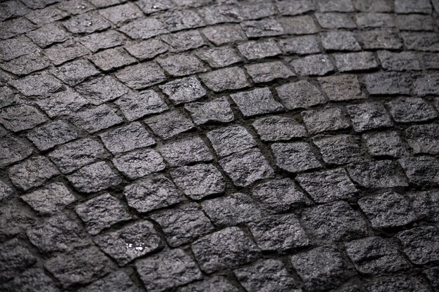 Outdoors cobblestone texture