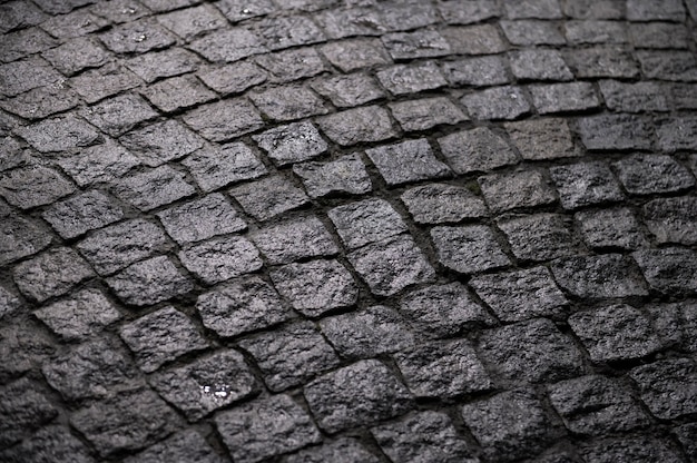 Outdoors cobblestone texture