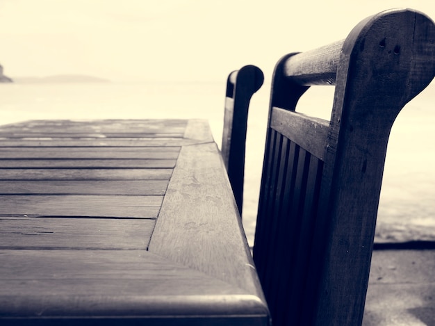 Outdoors Table Ocean Beach Background