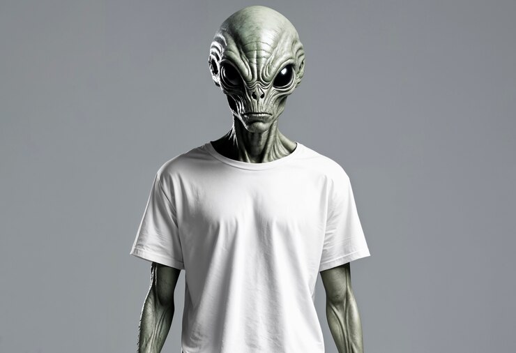 Free Photo outer space creature portrait with fantasy features