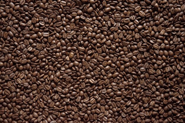 overhead shot of coffee beans great for background