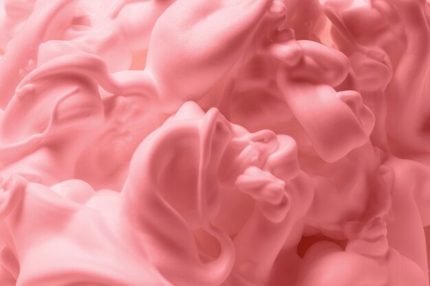 Overhead view of peach soft smooth foam wallpaper