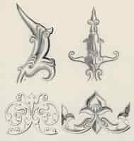 Foto gratuita owen jones, famosa grammatica dell'ornamento del xix secolo.