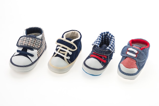 Free photo pack of baby shoes with different designs