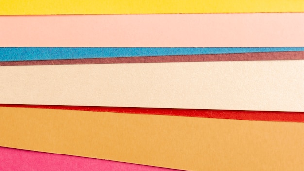 pack of multicolored cardboard sheets
