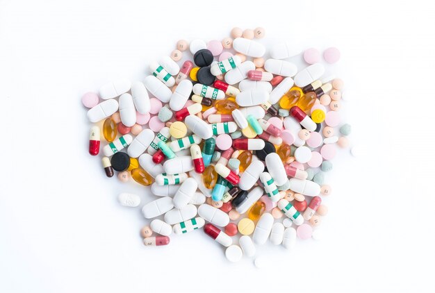 packings of pills and capsules of medicines