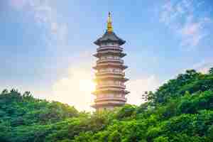무료 사진 중국 충칭의 6 개 조화 탑