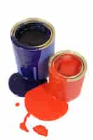 Free photo paint cans