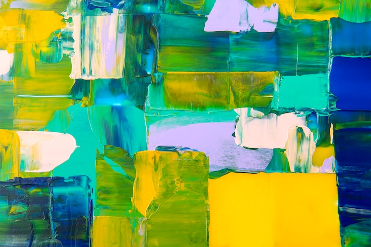 Free Photo paint texture background wallpaper, colorful abstract art