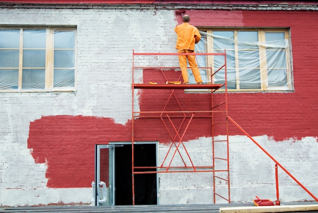 Painting in red