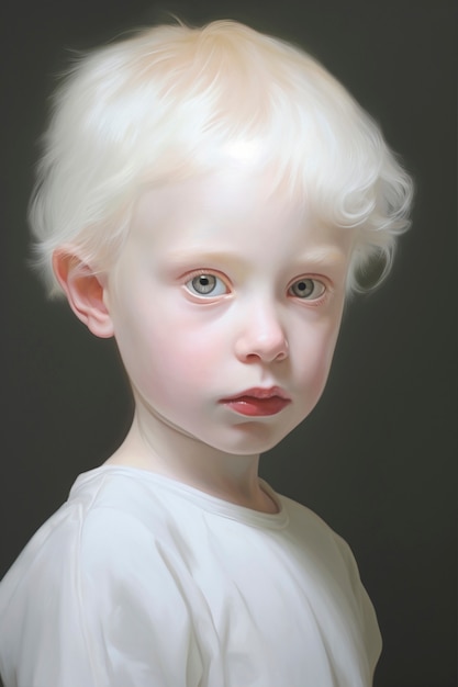 可愛い子供の肖像画の絵
