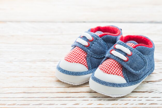 pair clothes wooden childhood shoes