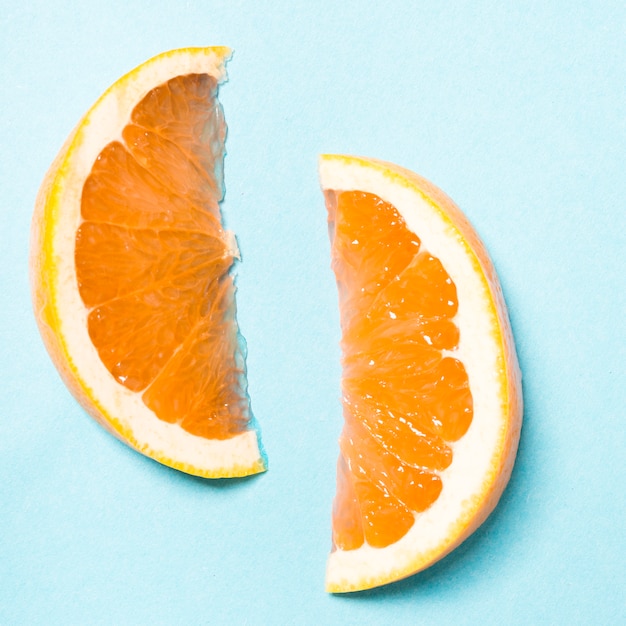 Pair of orange slices