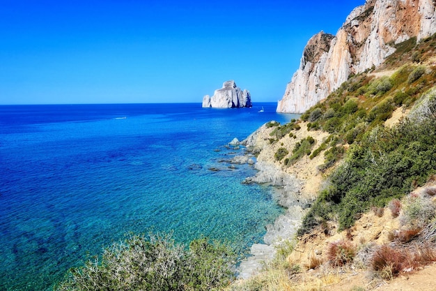 Free photo pan di zucchero, sardinia, italy