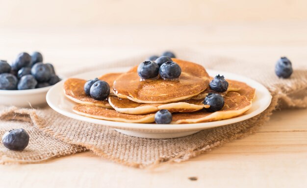 pancakes with blueberry