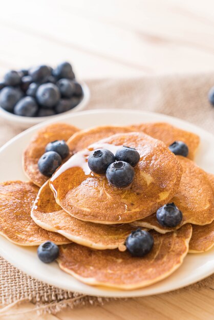 pancakes with blueberry