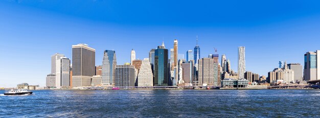 Download Free Panoramic Of Manhattan In New York Premium Photo Use our free logo maker to create a logo and build your brand. Put your logo on business cards, promotional products, or your website for brand visibility.