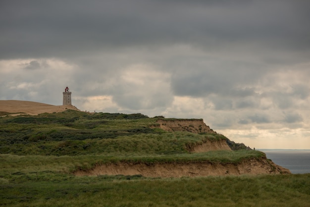 Панорамный снимок маяка Рубьерг-Кнуде на севере Дании