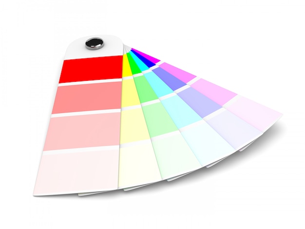 Pantone colors sampler
