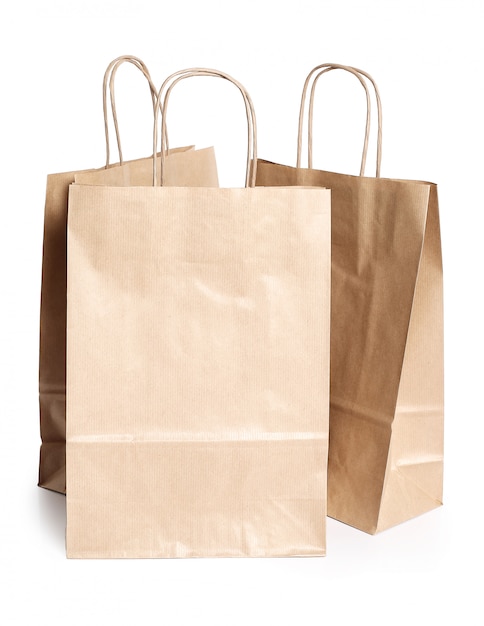 Free photo paper bags