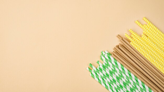 Paper and bamboo eco straws