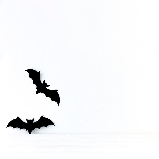 Paper bats for Halloween