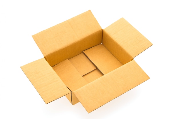 고립 된 종이 상자