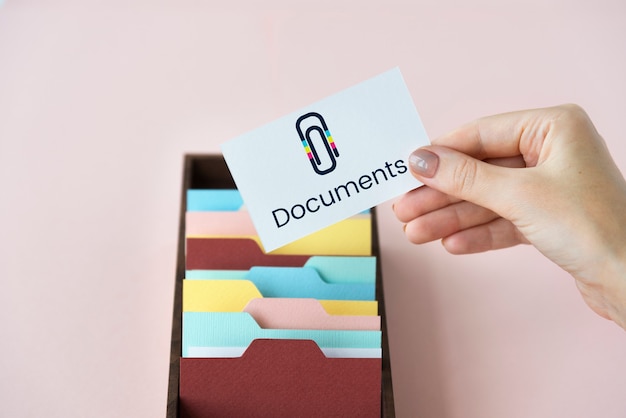 Paper Clip Mail File Attachment Graphic