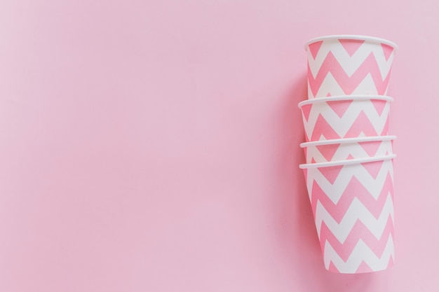 Free photo paper cups