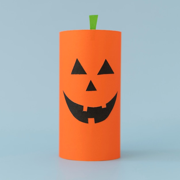 Free photo paper decorations for halloween pumpkin