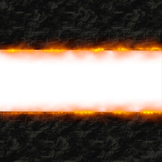 Paper on fire frame background