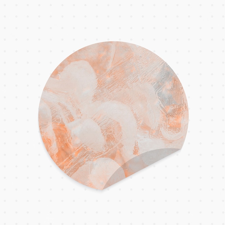 Free Photo paper note with pastel abstract background round shape