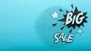 Foto gratuita composizione del black friday in stile carta