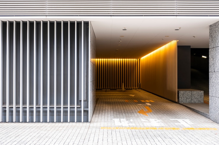 무료 Photo 주차장 입구