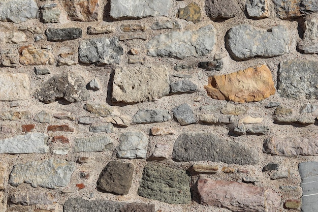 Part of old castle stone wall texture background. high quality photo