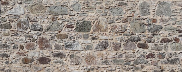 Part of old castle stone wall texture background